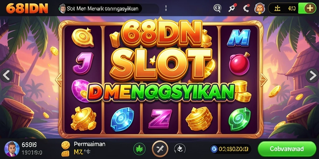 Tampilan gameplay Slot yang menarik di 68IDN.