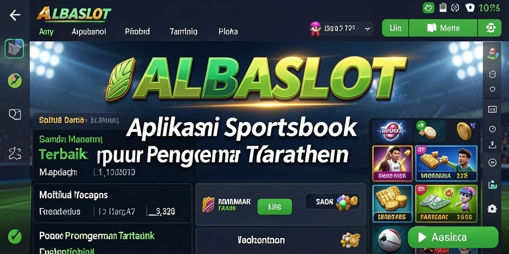 Tampilan menarik dari ALBASLOT saat memasang taruhan olahraga.