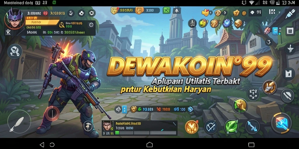 Screenshot tampilan aplikasi DEWAKOIN99 menampilkan antarmuka pengguna yang intuitif dan sederhana.