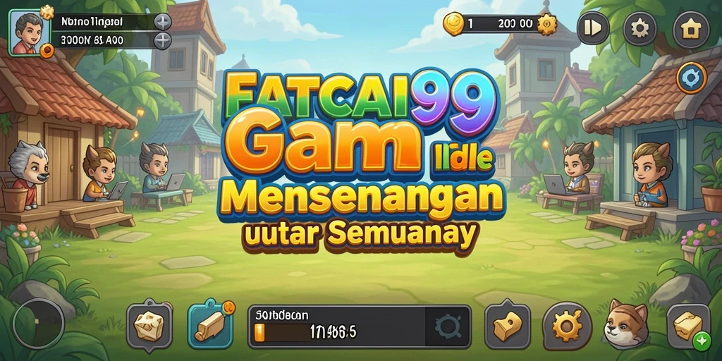 Tampilan menarik gameplay FATCAI99 dengan karakter yang berkembang secara otomatis.