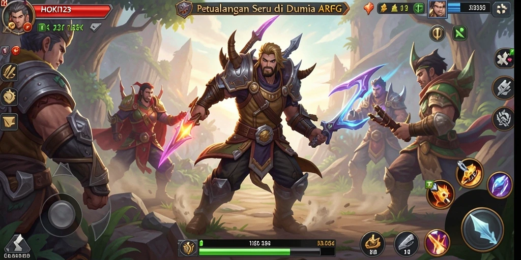 Gameplay menarik di dunia petualangan ARPG yang menakjubkan.