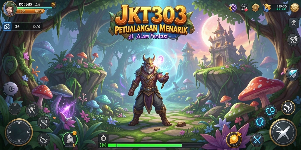 Gameplay menantang dalam JKT303 dengan grafik memukau dan petualangan seru.