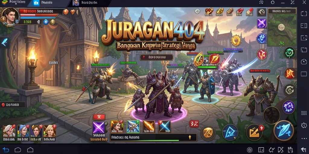 Tampilan gameplay SLG yang menarik dan interaktif di JURAGAN404.