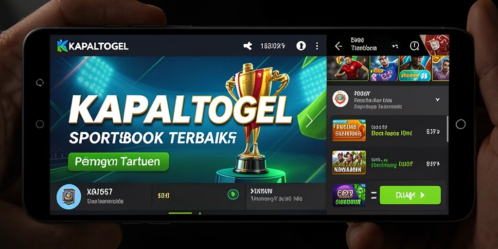 Tampilan antarmuka KAPALTOGEL yang modern dan menarik.