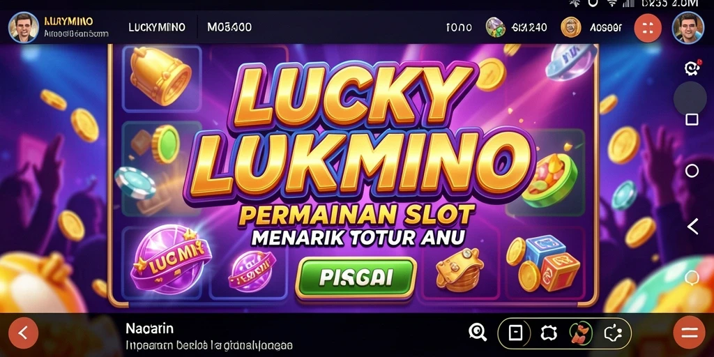 Tampilan gameplay menakjubkan dari permainan Slot LUCKYMINO.
