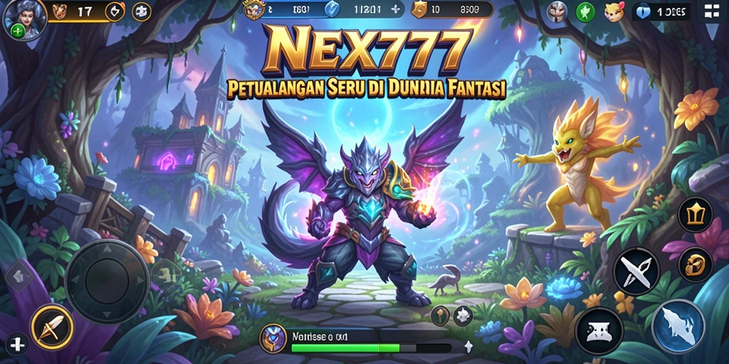 Gameplay seru di dunia fantasi NEX777 dengan grafis menawan.