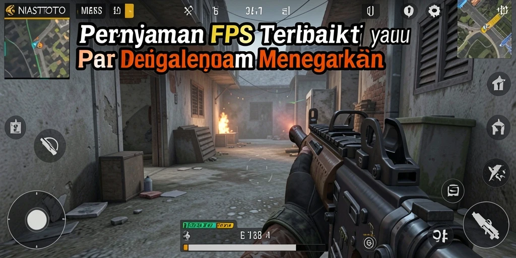 Tampilan gameplay seru dari NIASTOTO dengan aksi tembak-menembak yang mendebarkan.