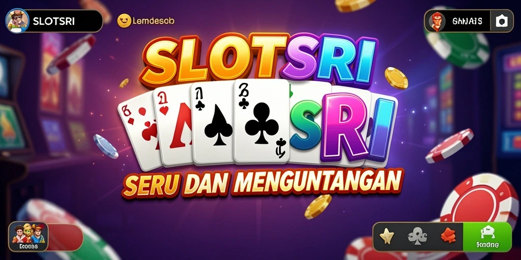 Tangkapan layar utama SLOTSRI menampilkan gameplay Domino yang seru.
