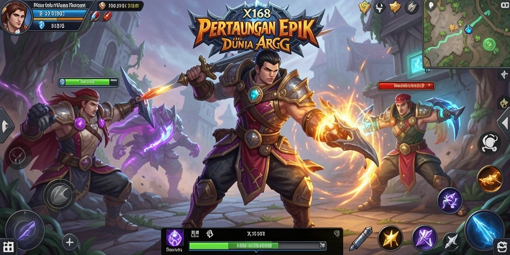 Gameplay X168 yang mendebarkan dan penuh aksi.