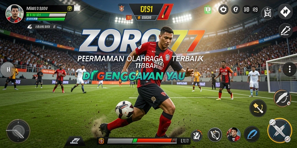 Tampilan menarik dari gameplay ZORO77 yang seru dan kompetitif.
